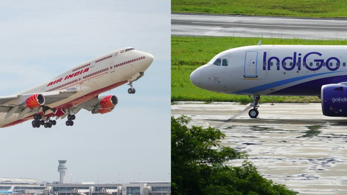 IndiGo aur Air India ka domestic aviation market pe 91% havi, Parliament ko bataya gaya